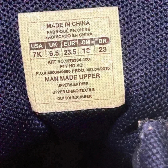 Under Armour Curry 3 Zer0 Kids Shoes Sz 7K 1278334-400 Blue Yellow EUC NBA - Picture 9 of 9